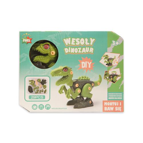 Dinosaurio verde armable		 		