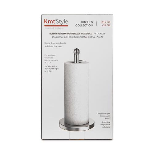 Porta nova metálico inoxidable 15 x 35 cm		 		