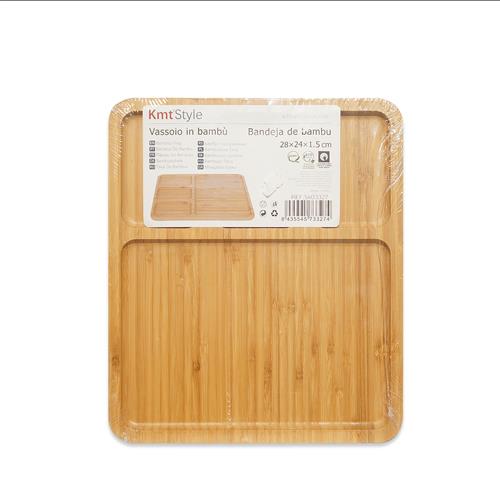 BANDEJA DE BAMBU 28*24*1.5CM