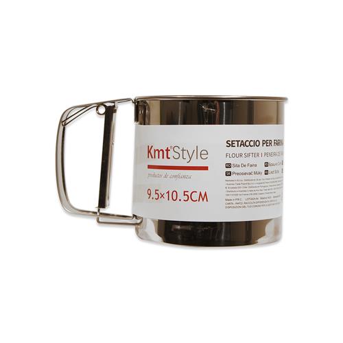 Tamiz para harina Kmt Style acero inoxidable 9.5x10.5 cm		 		