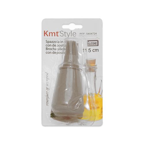 Brocha de silicona con depósito		 		