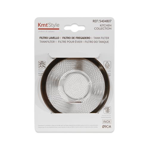 Filtro de fregadero 9 cm		 		
