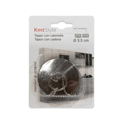 Tapón con cadena 5.5 cm		 		