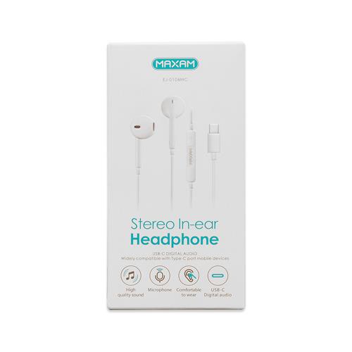 Audífonos In-ear USB-C con Micrófono		 		