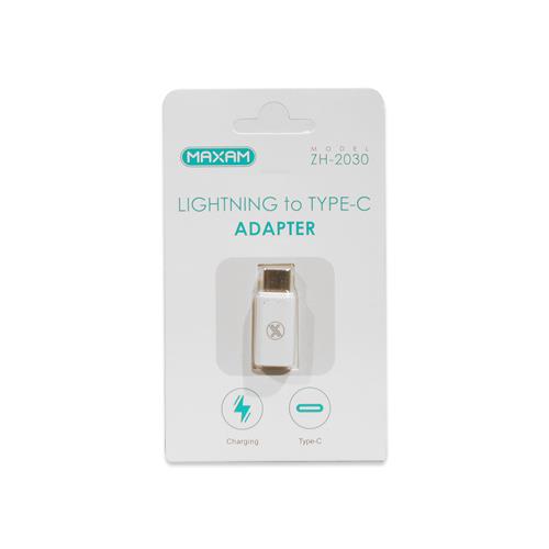 Adaptador Lightning a Tipo C Carga Rápida		 		