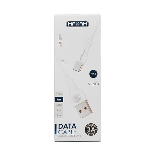 Cable Maxam USB a Tipo C 1 Metro 3A Reforzado