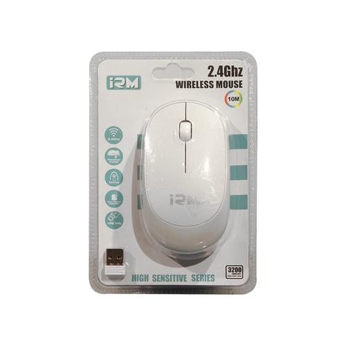 Mouse Inalámbrico 2.4GHz con Receptor USB Blanco