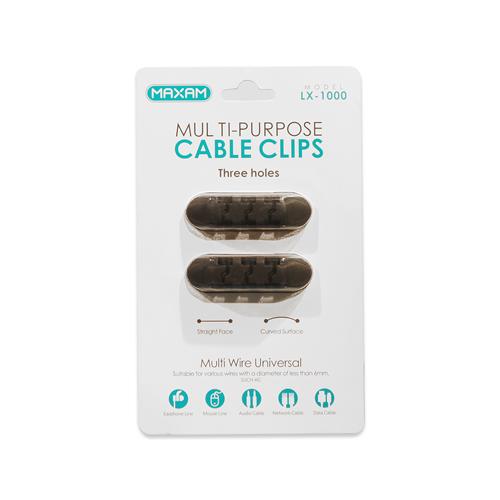 Clips Multiuso para Cables Maxam		 		