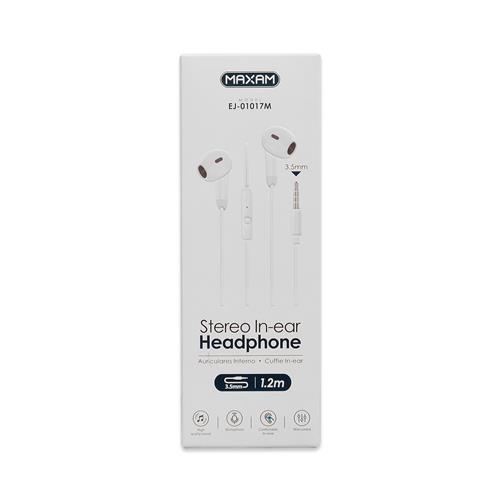 Audífonos In-ear Jack 3.5 mm con Micrófono		 		